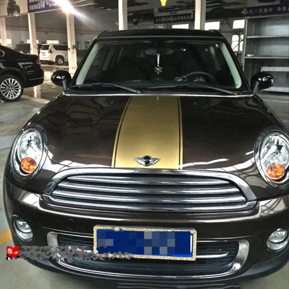 Капот + багажник 3 полосы автомобильные наклейки и автостайлинг для Mini Cooper S Clubman 5