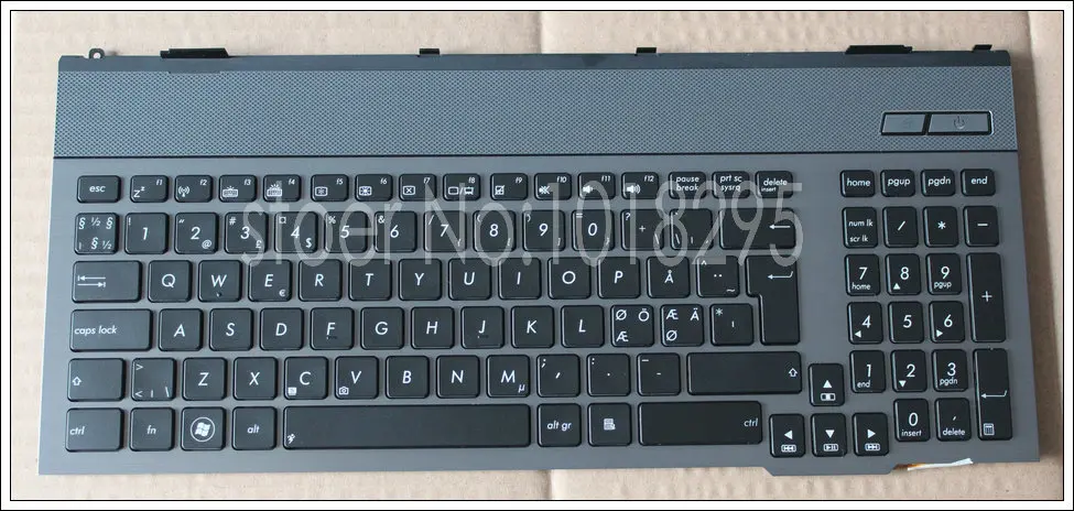 Новая NE Скандинавская Клавиатура для ноутбука ASUS G55 G55V G55VW G57 G57V G57J G57JK G57VW черная с