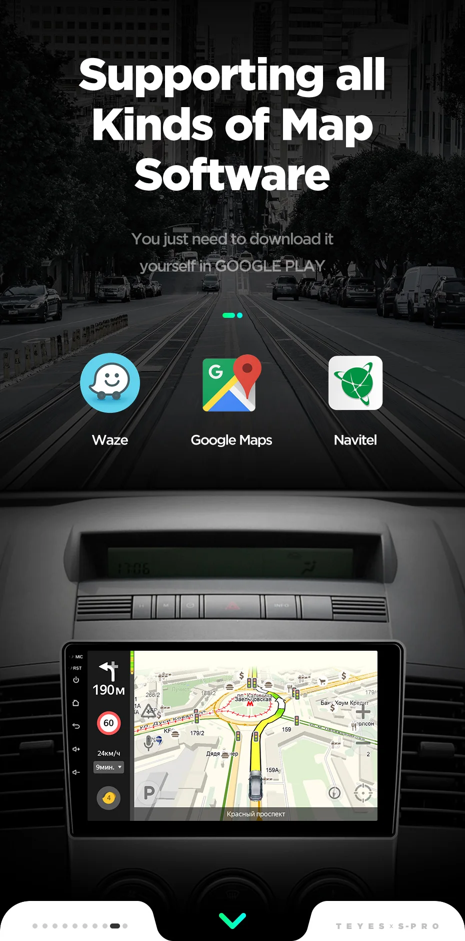 Perfect TEYES SPRO For Mazda 5 2005-2010 Car Radio Multimedia Video Player Navigation GPS Android 8.1 Accessories Sedan No dvd 2 din 20