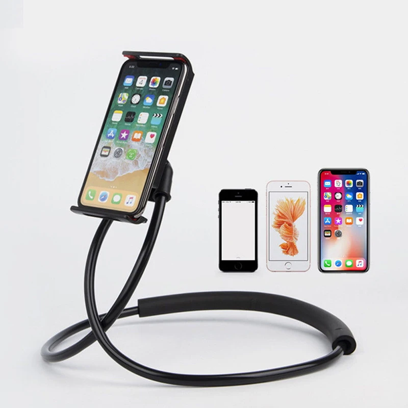 2018 Lazy Hanging Neck Phone Stands Necklace Cellphone Support Bracket for Samsung Universal Holder for iphone