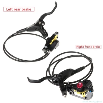 

New 1 Set Universal Bicycle Oil Brake Lever Front Rear Aluminum Alloy Folding Bike MTB Drop Ship