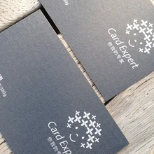 380gsm США Классический Crest Epic черный Карточки специальная бумага JH014 fsc сертифицированной для бизнес-печати карт 200 шт. 90x54 мм