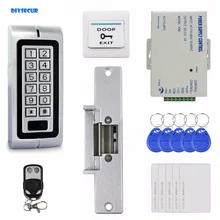 Diysecur 125 кГц RFID Водонепроницаемый no touch дверь Система контроля доступа Kit+ удар lock+ Дистанционное управление