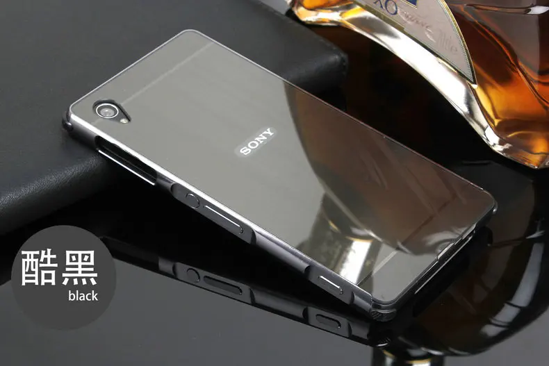 Роскошный Матовый металлический каркас бампер для sony Xperia Z1 L39H C6903 5," противоударный чехол для телефона Capa