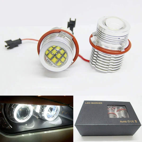 

LED Angel Eye Halo Ring Marker Light Replacement Bulb Upgrade kit for 7 Series 730 740 750 760 E65 E66(2002-2008)