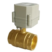 11/4 ''контроль времени Электрический клапан полный порт AC/DC9-24V BSP/NPT резьба, таймер клапан для орошения