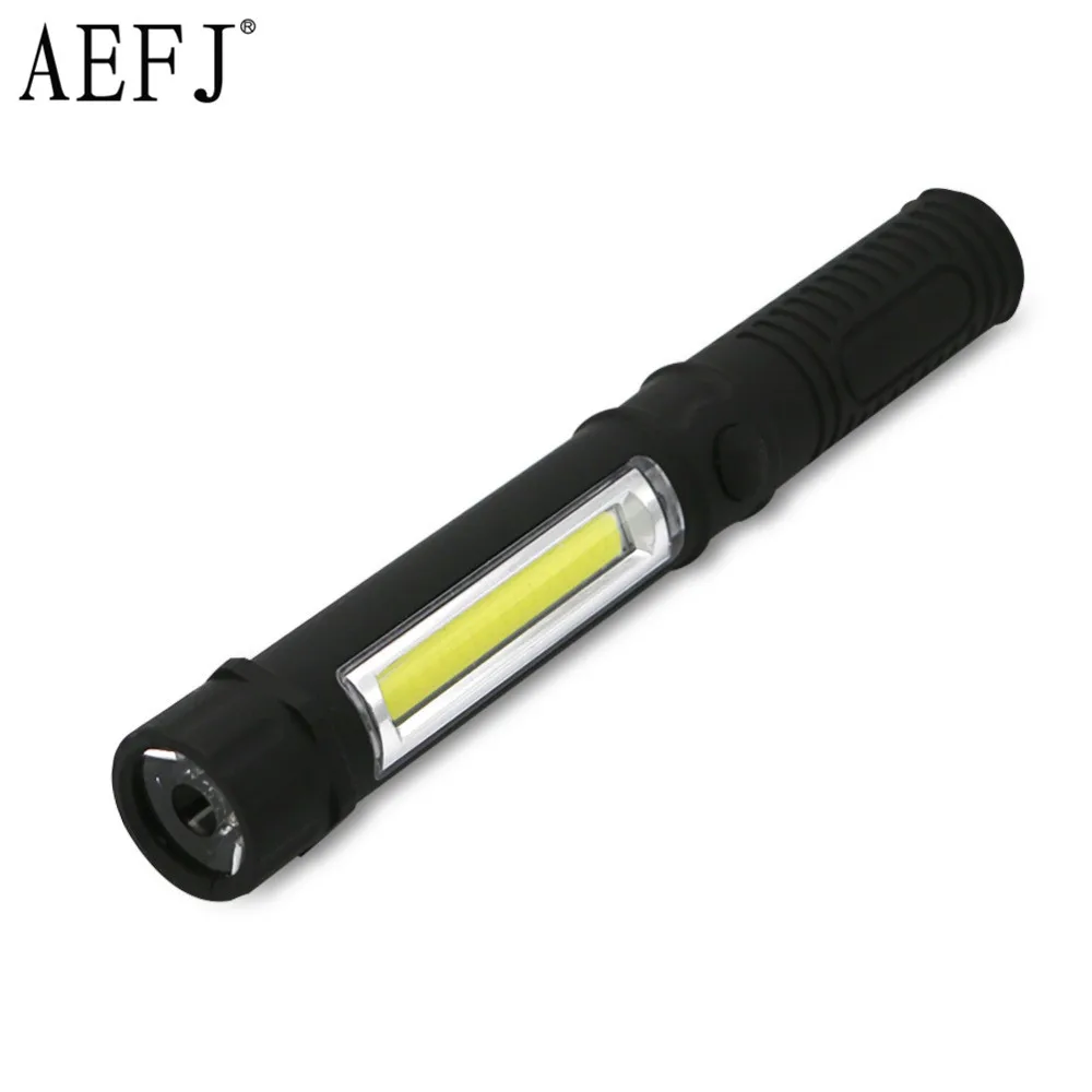 

Portable Mini Light Working Inspection light COB LED Multifunction Maintenance flashlight Hand Torch lamp AAA With Magnet