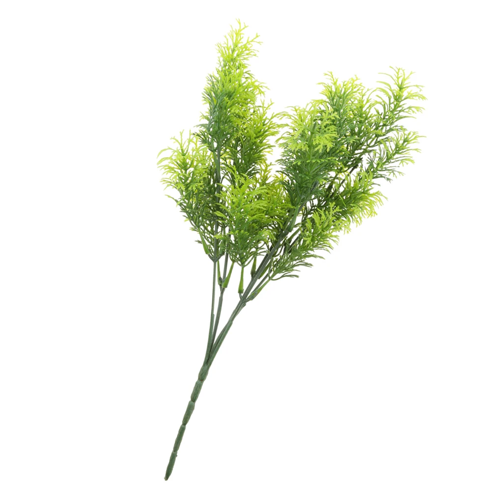 Искусственный Зеленый CEDAR Дерево 30 см пластиковые реалистичные декоративные для