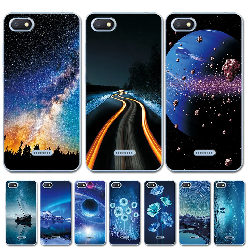 

Magic Planet Silicone Case Fundas For Xiaomi Redmi 6A Brilliant Back Cover Bumper For Xiaomi Redmi 6 A Phone Bags Redmi6A 5.45"