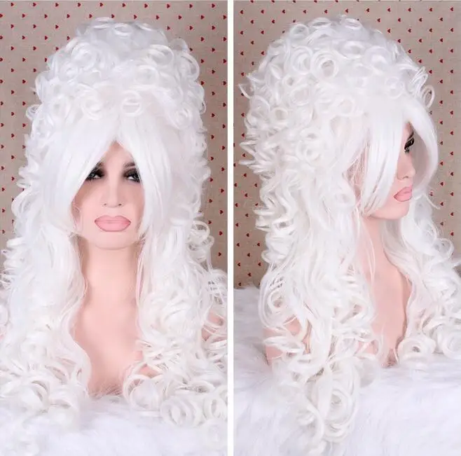 

Jewelry Wig 29" Women Long Wigs Renais Victorian Marie Antoinette Curly Wavy Cosplay Wig Free Shipping