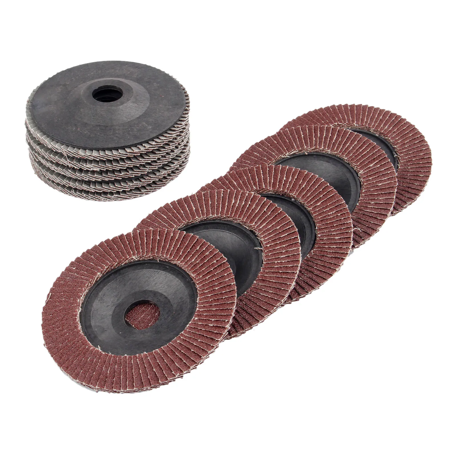 DRELD 10Pcs Polishing Grinding Wheel 5 Inch 125mm Quick Change Sanding