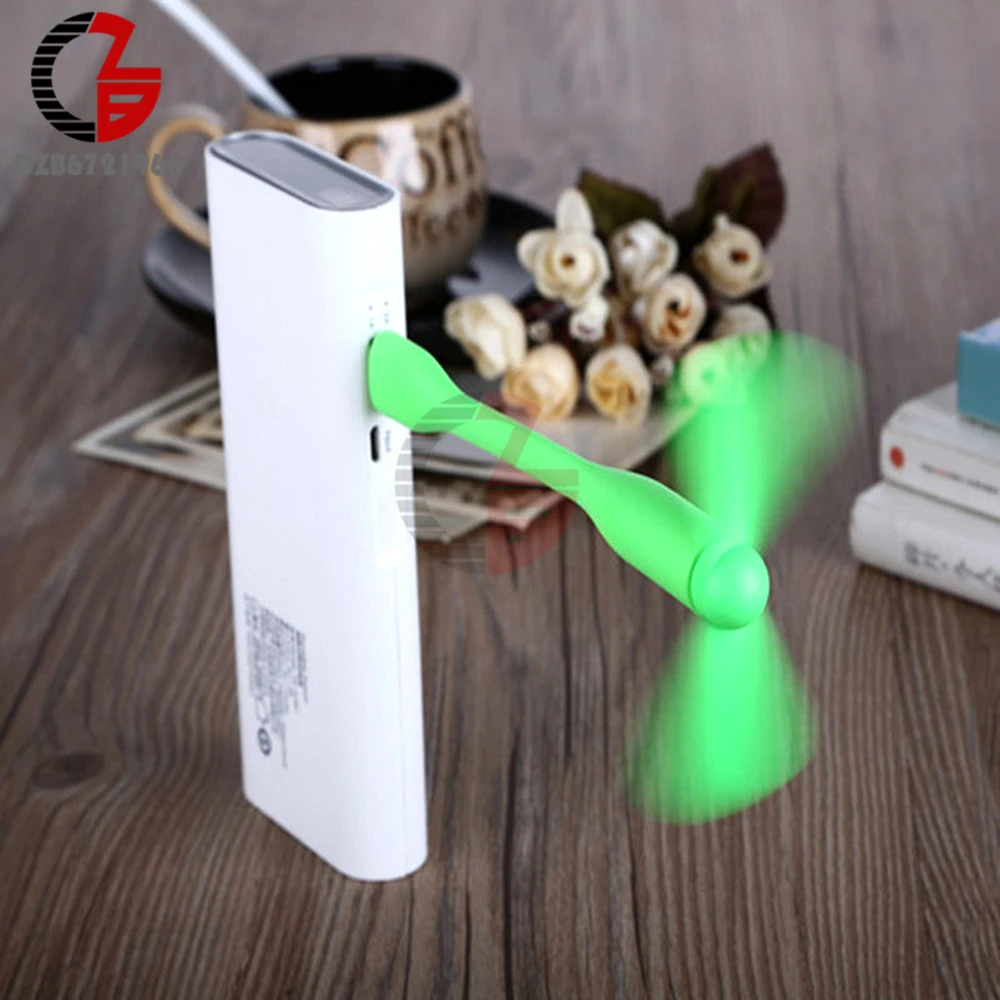 Портативный Гибкий мини вентилятор охлаждения USB для ноутбука настольного