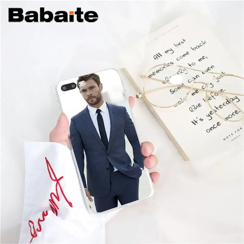 Babaite Chris Hemsworth Мстители Тор ТПУ черный чехол для телефона чехол для iPhone 6S 6plus 7plus 8 8Plus X Xs MAX 5 5S XR 10 - Цвет: A12