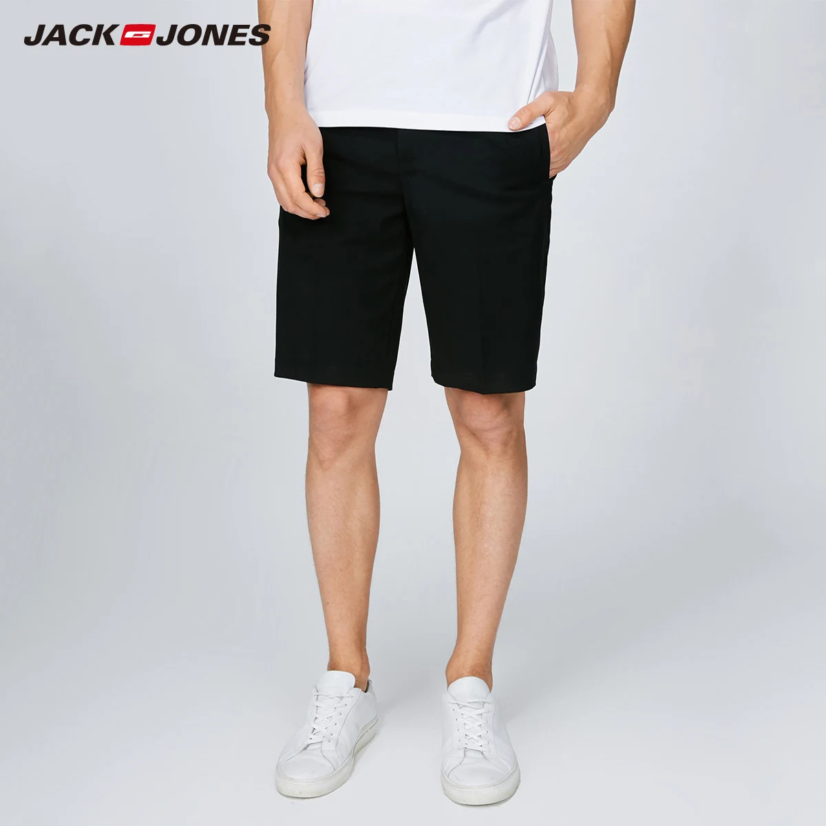 Черные повседневные летние брюки JackJones | 217315505 - Цвет: BLACK