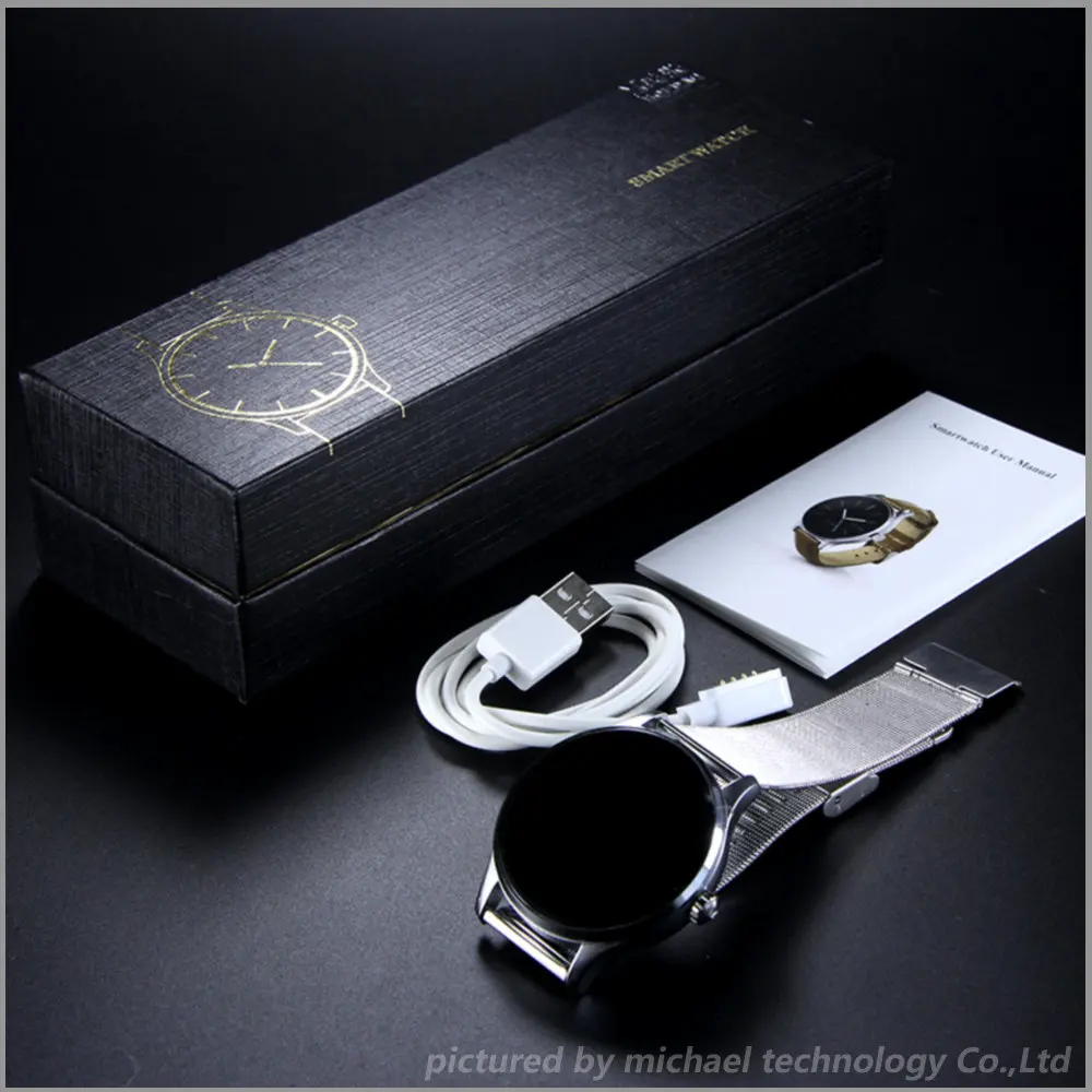 Hold Mi K88H Smart Watch 1.22 Inch IPS Round Screen Support Sport Heart Rate Monitor Bluetooth SmartWatch For IOS Android