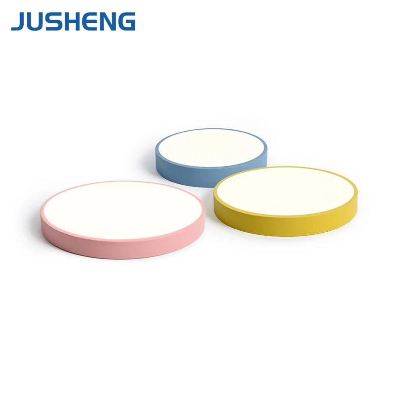 JUSHENG потолочные светильники для гостиной спальни комнаты учебы AC85-265V современные