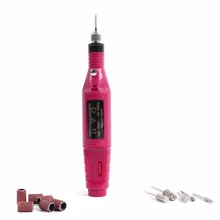 Фирменная Новинка 1 компл. Дизайн ногтей Расчёски для волос ногтей дрель 6 Биты комплект электрический аппарат машина маникюр педикюр ggel ppolish Remover Инструменты