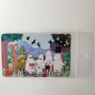 Moomin, новинка, наклейка на автобус, карточку, игрушка, наклейка, малыш, Муми, мультяшная наклейка, милый финский персонаж, наклейка на телефон, приятный цвет, наклейка - Цвет: 15
