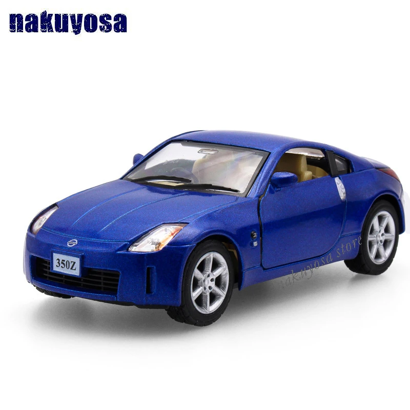 1:34 сплав тяните назад Автомобили, высокая имитация Nissan 350Z модель гоночной машины, 2 открытой двери, металл, полученный литьем под давление, игрушечные транспортные средства