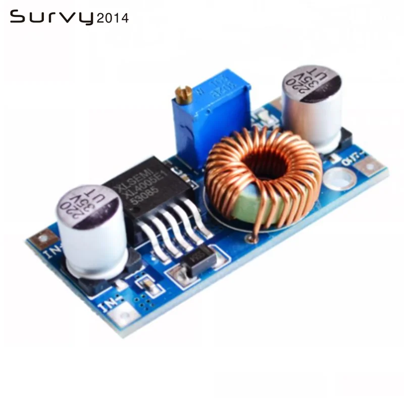 1pcs XL4005 DSN5000 Beyond LM2596 DC-DC adjustable step-down 5A power Supply module,5A Large current Large power