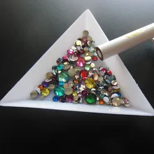 Набор страз для маникюра dotting карандаш точечная ручка-аппликатор палитра блюдо Dappen Блюдо 1000 шт Стразы Декорация ногтей рождественские подарки