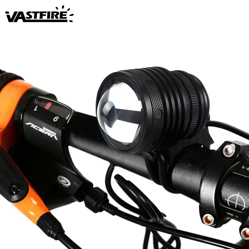 3000Lm 5 Modes Zoomable T6 LED Bike Light Cycling LED Flashlights Lamps Bike Headlight Only Lamp No Battery