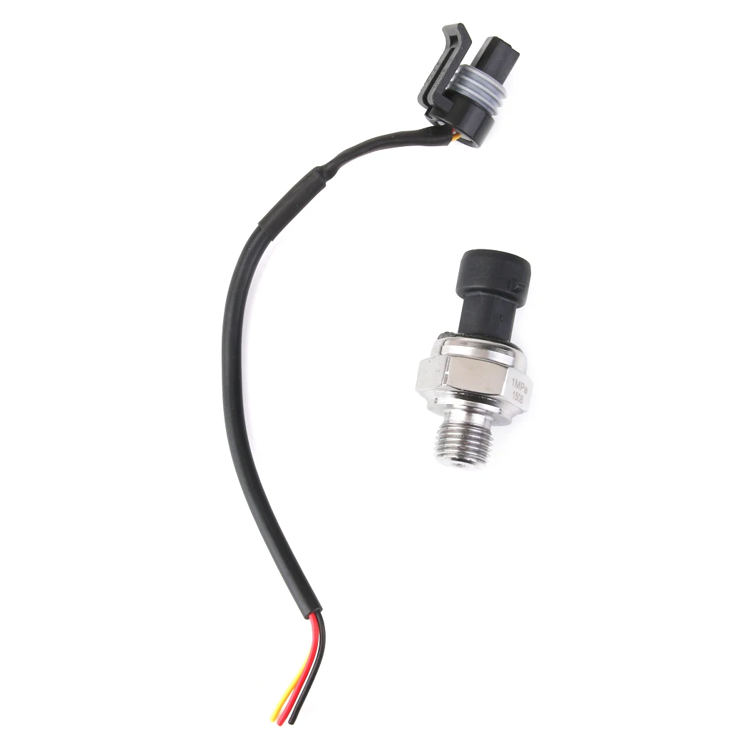 5V DC G1/4 Pressure Transducer Sensor 0-1.0MPa for Oil Fuel Diesel Gas Air