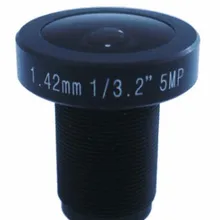 Sl-ry142f25ir HD fisheyes 1.42 мм 185 градусов широкоугольный объектив M12* 0.5 горе, F2.5, 1/3. " 5.0mp безопасности объектив камеры видеонаблюдения