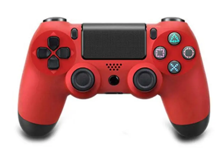 JIE LI проводной контроллер PS4 Bluetooth геймпад для sony playstation Dualshock 4 Вибрационный джойстик без аккумулятора без разъема для наушников - Цвет: Красный