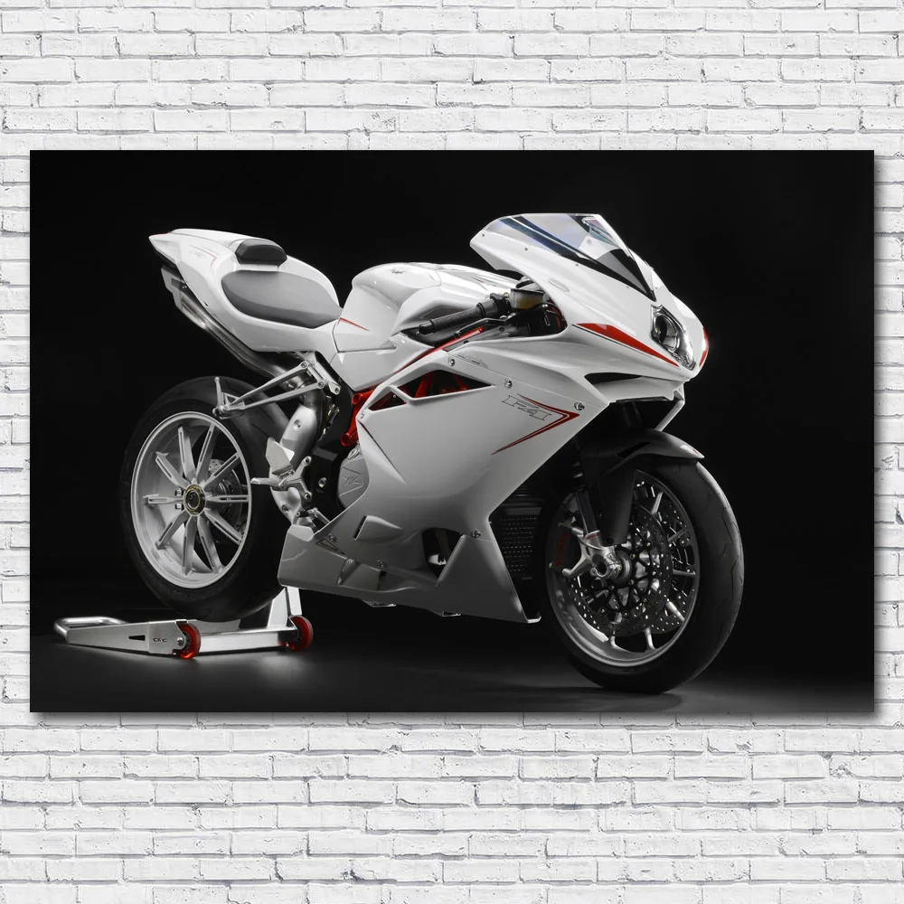 Мотоциклы гонки Гонки Superbike настенные художественные плакаты и принты на холсте