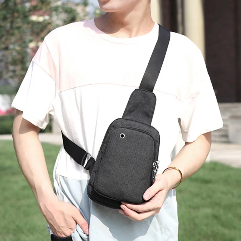 Men Anti Theft Backpack Headphone Hole Women Travel Chest Bag Single Shoulder Boys Girls Chest Bags Sac A Dos Homme Bolsa BP0245 (8)