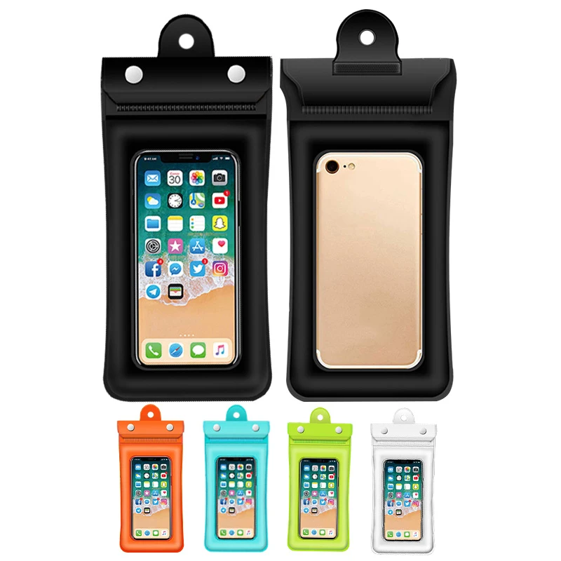 

Mobile Phone Waterproof Bag Touch Screen Swimming Transparent Underwater Floating bag Inflatable Pouch Arm Mobile Phone Case