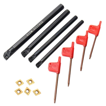 

1 Set Lathe Turning Tool Durabl Steel Prime CCMT0602 Insert Wrenches SCLCR06 Boring Bar Turning Tool for Turning