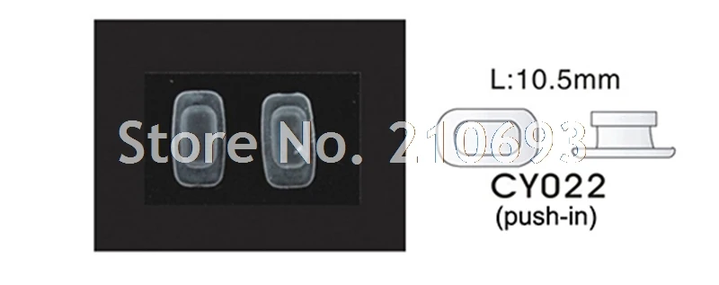 Розничная 20 штук = 10 пар Силиконовые носоупоры типа G Размер 10,5 мм 14 мм аксессуары для очков - Цвет: CY022 size 10 5mm