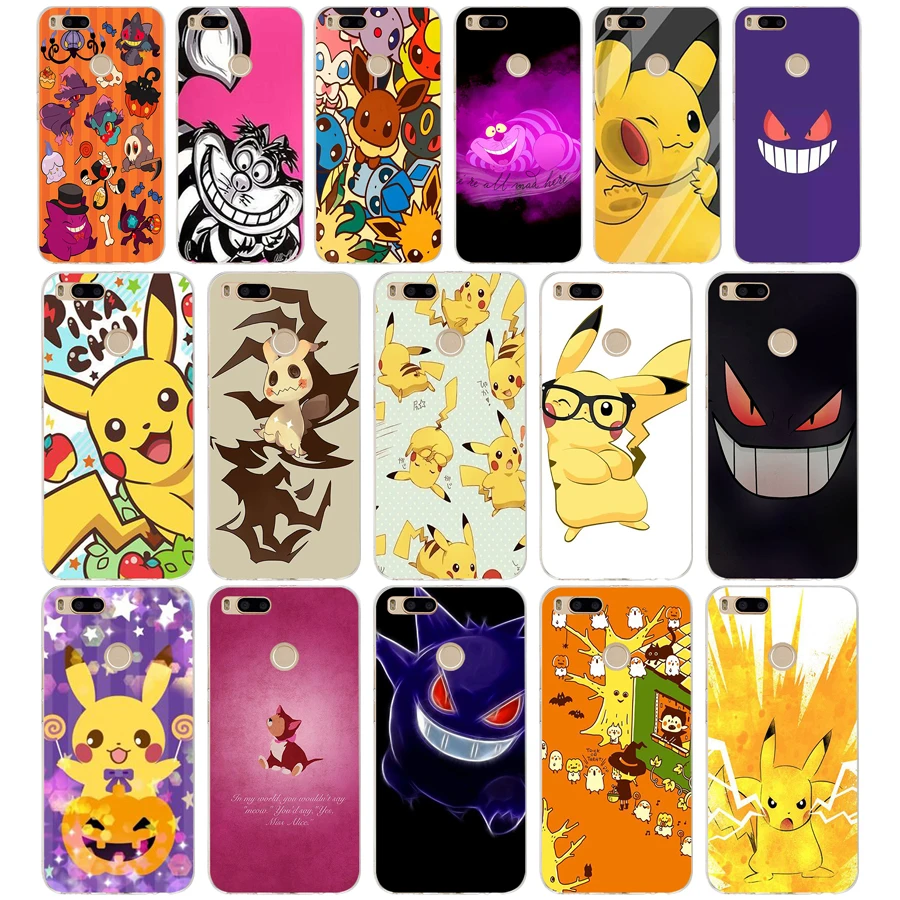 

108SD Pokemons Go Gengar Sinister Soft Silicone Tpu Cover phone Case for xiaomi redmi 4A 4X note 4 4x mi A1 A2 lite
