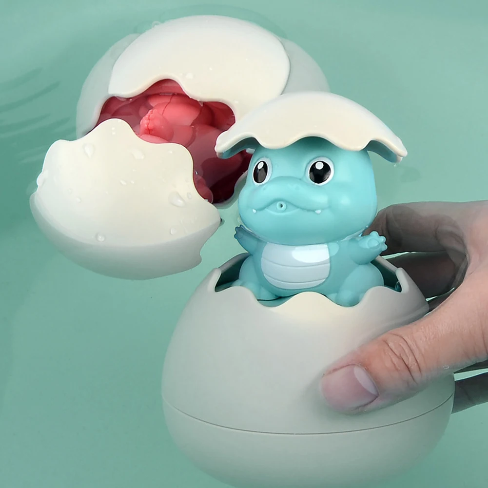 Bath Toys Water Spraying Shower Toys Creative Dinosaur Egg Popping out Model Toy for baby Bathroom Bathtub Toys for Children