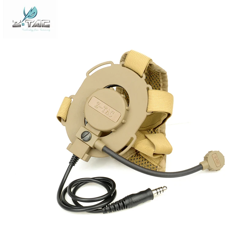 Fone de Ouvido Tático para Midland Airsoft Bowman Iii Elemento Airsof Militar Boné Headsets Peltor Ptt Z029 z Tac Evo 8 High Quality Esporte e Lazer