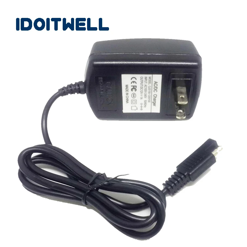 12 V 1A свинцово Кислотное зарядное устройство B для вольт 6AH 7AH 8AH 10AH 12AH SLA AGM гелевая