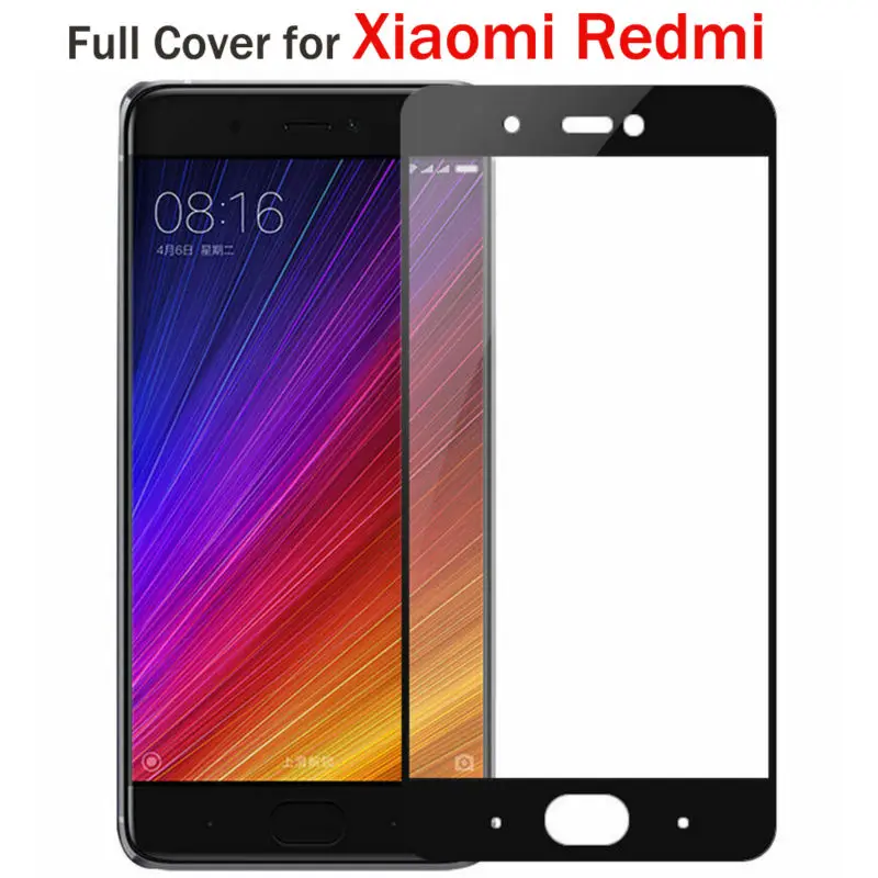 

GerTong Full Cover Tempered Glass For Xiaomi Redmi 4 Note 4 4X 6 Pro Mi5s Mi5 Mi4 Mi6 Mi8 SE Mi Note3 MiA1 Screen Protector Film