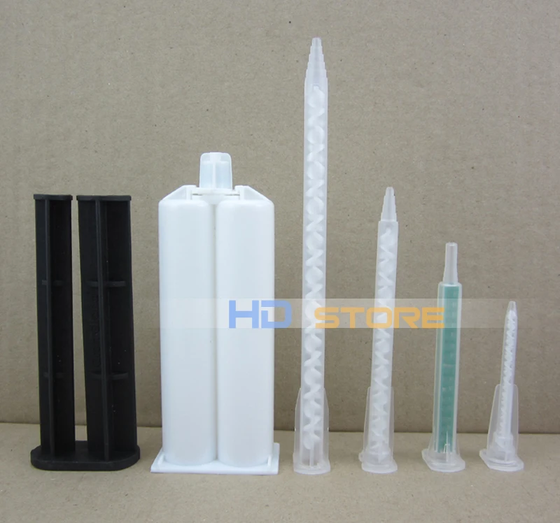 50ml AB glue 11 / 21 Mixing tube Dispensing Tube Mixing pipe Automatically mix AB tubein Tool
