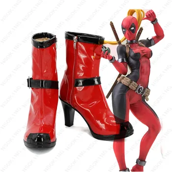 

Anime Deadpool shoes Cosplay Boots Custom made