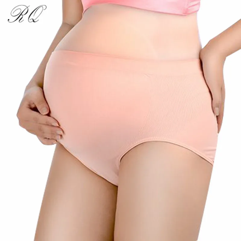 RQ Brand New Fashion Pregnancy High Waisted Panty Underwear Panties Maternity Cotton Abdominal