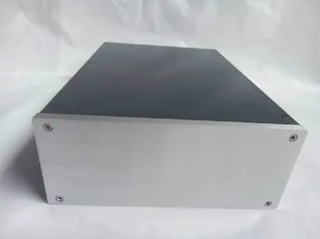 

E-005 CNC All Aluminum Chassis Case Box Cabinet for DIY Audio Power Amplifier 215mm*100mm*308mm 215*100*308mm
