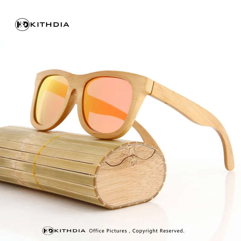 Ezreal Для мужчин поляризационные Солнцезащитные очки для женщин Древесины Бамбука Ретро Солнцезащитные очки для женщин классический Очки Для женщин Брендовая Дизайнерская обувь Lunette De Soleil Gafas - Цвет линз: 4