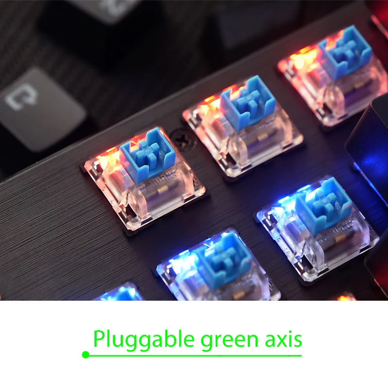 RGB Gaming Mechanical Keyboard English Keyboard Anti-Ghosting for Gamer Gaming Mechanical Keyboard Backlit Keyboard 104key