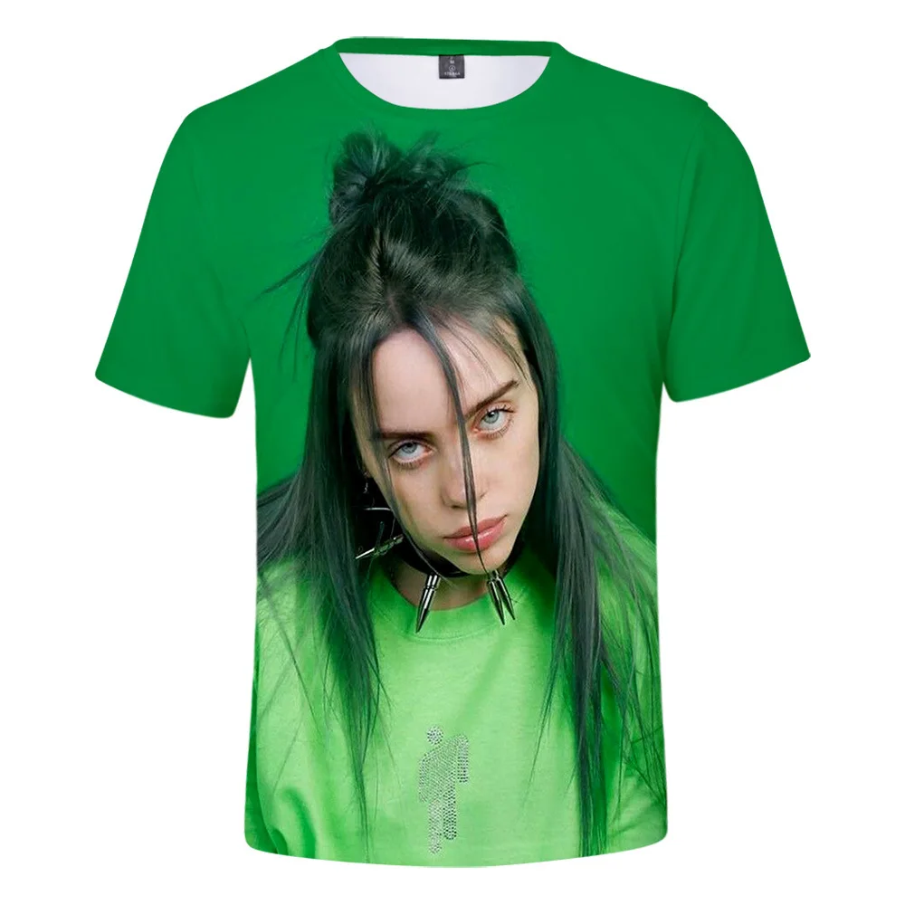 Billie Eilish T Shirt Men Women Kid Tshirt Girl Clothes Topin TShirts from Men