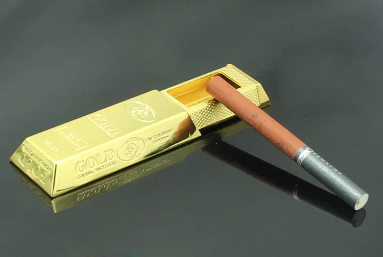 73*30 мм мини золотые металлические стержни экологически Автомобильная портативная пепельница аксессуары для сигар личные гаджеты для курения на открытом воздухе