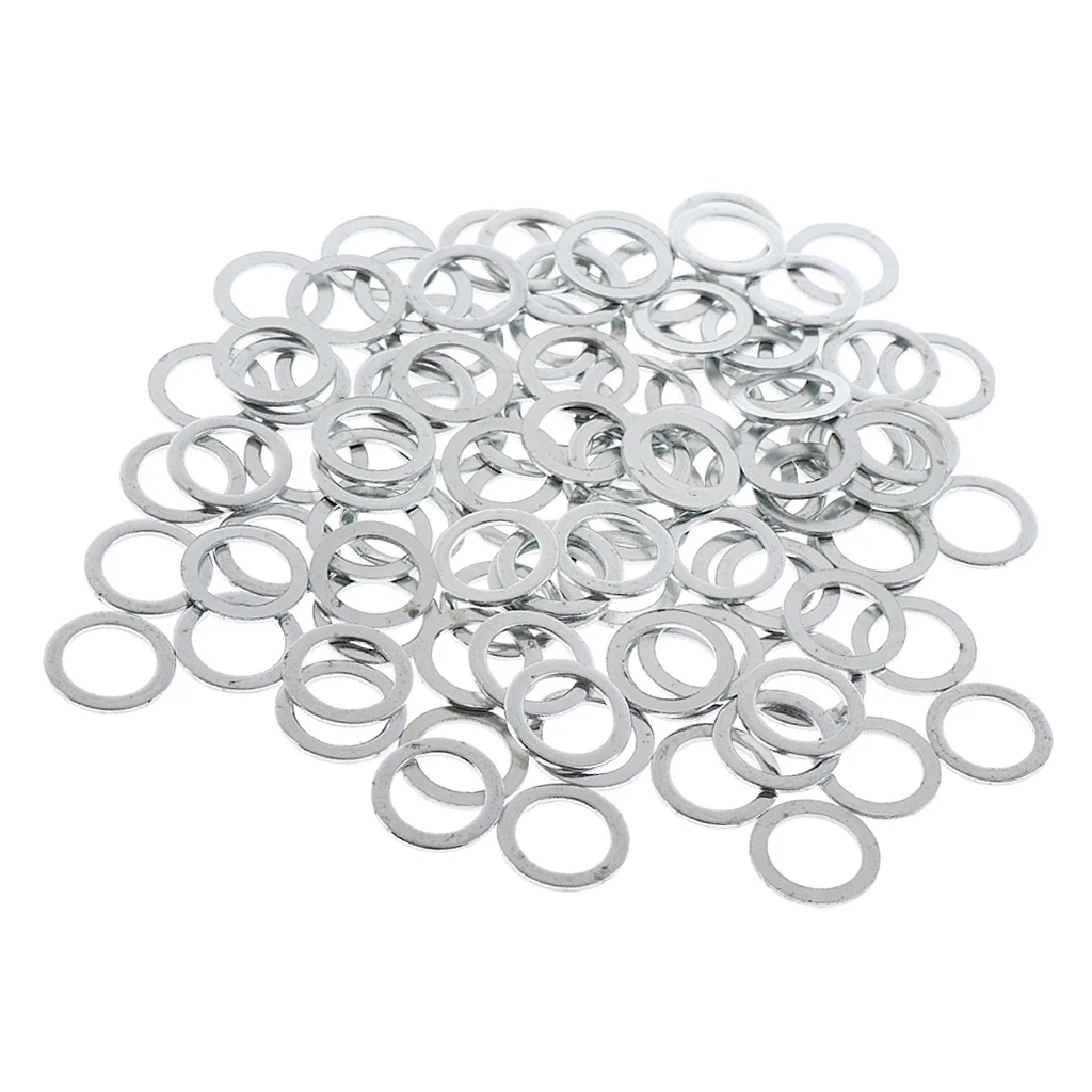 

100pcs Durable Metal Skateboard Bearing Washers Longboard Truck Axle Speed Rings Washers for Scooter Cruiser Accessories