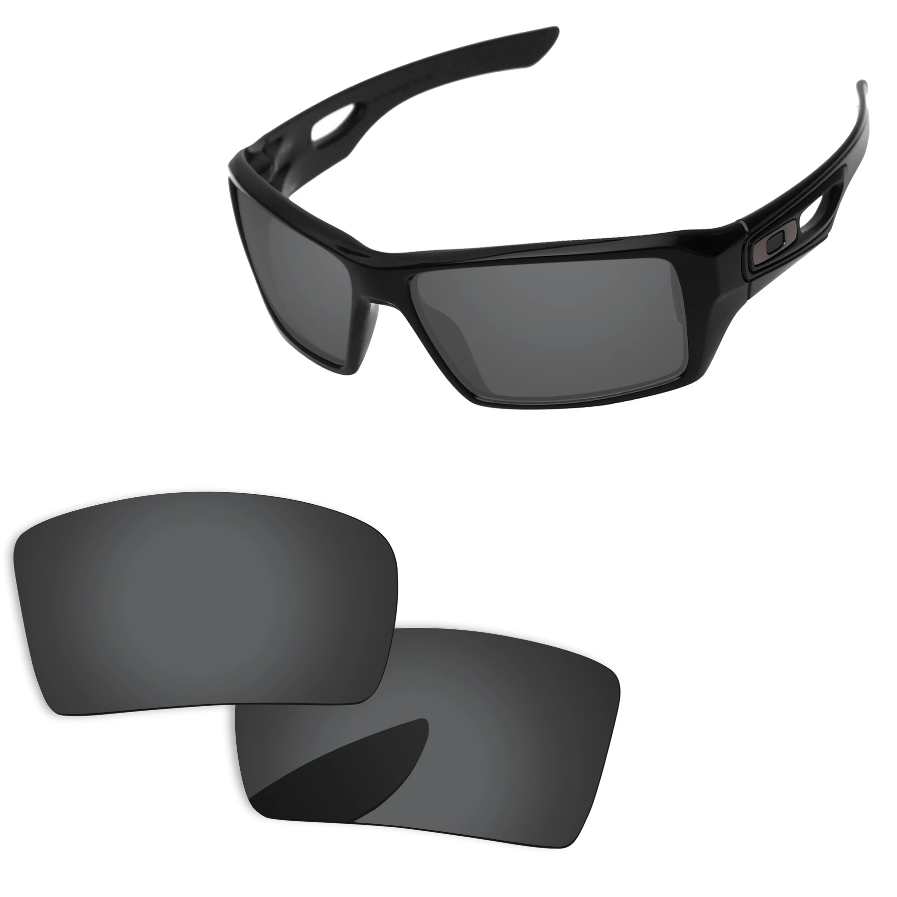 

Black Polarized Replacement Lenses For Eyepatch 1&2 Sunglasses Frame 100% UVA & UVB Protection
