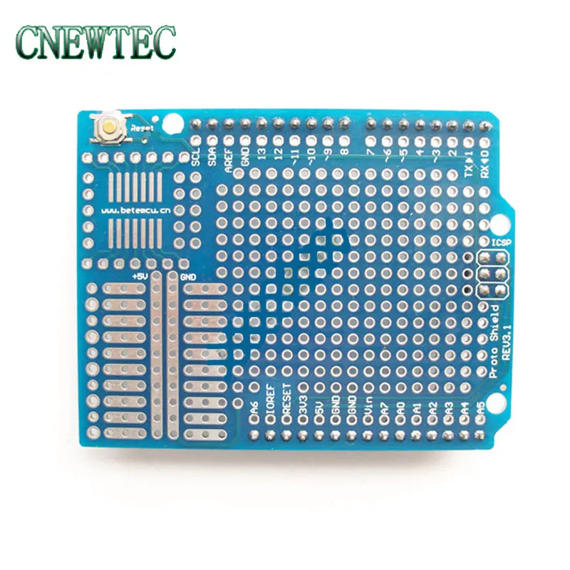 Стандартный Proto винт щит для Arduino Совместимость улучшенная версия поддержка A6 A7 двухсторонняя печатная плата